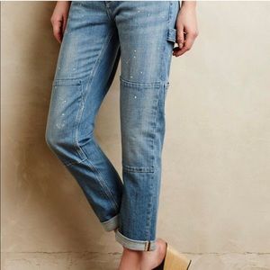 Anthro Pilcro &The Letterpress Carpenter jeans